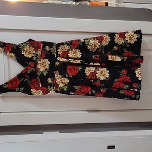 Modcloth mingling magic, fit and flare dress, size xl